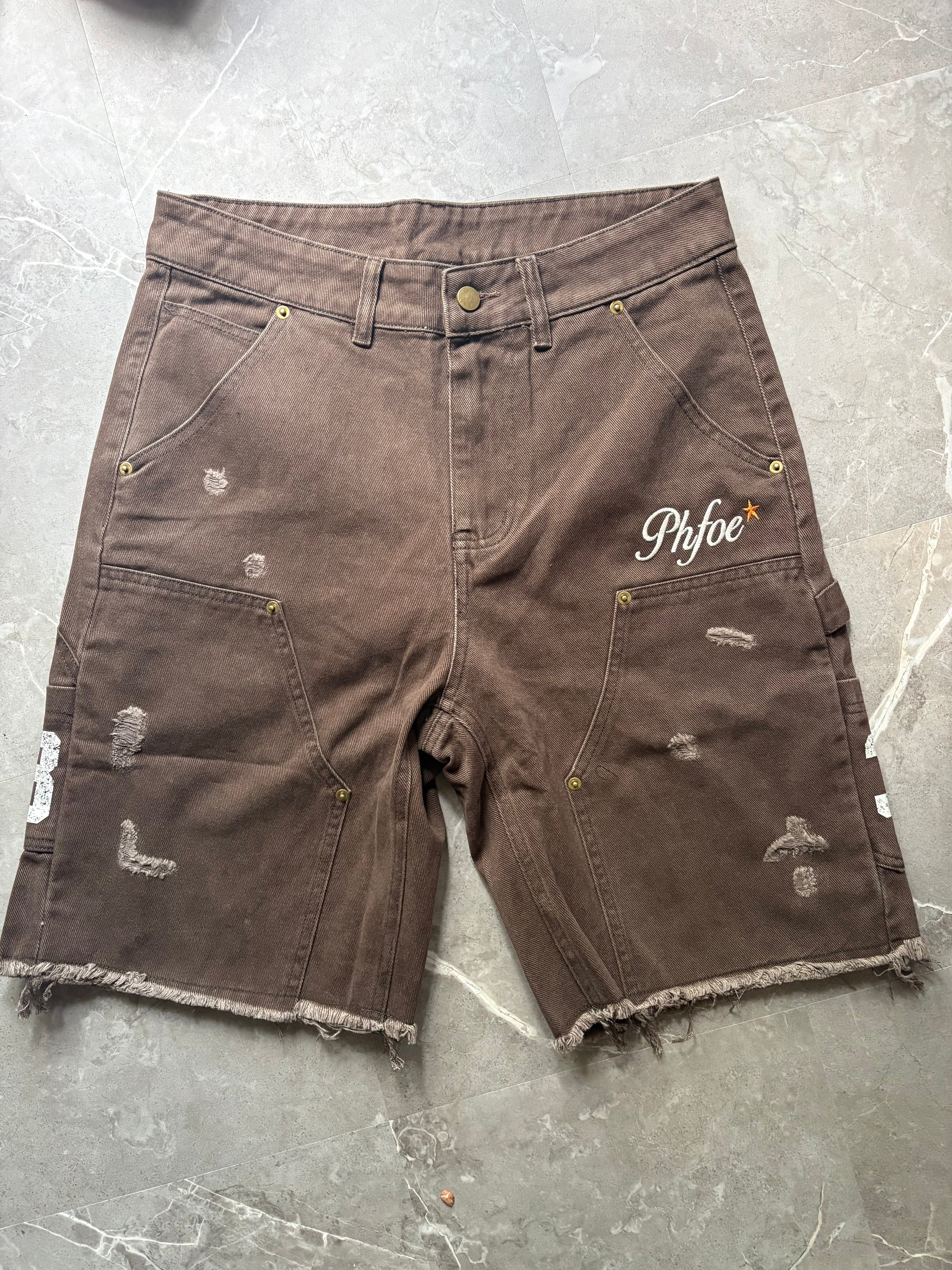 Phfoe Retro Carpenter Jorts
